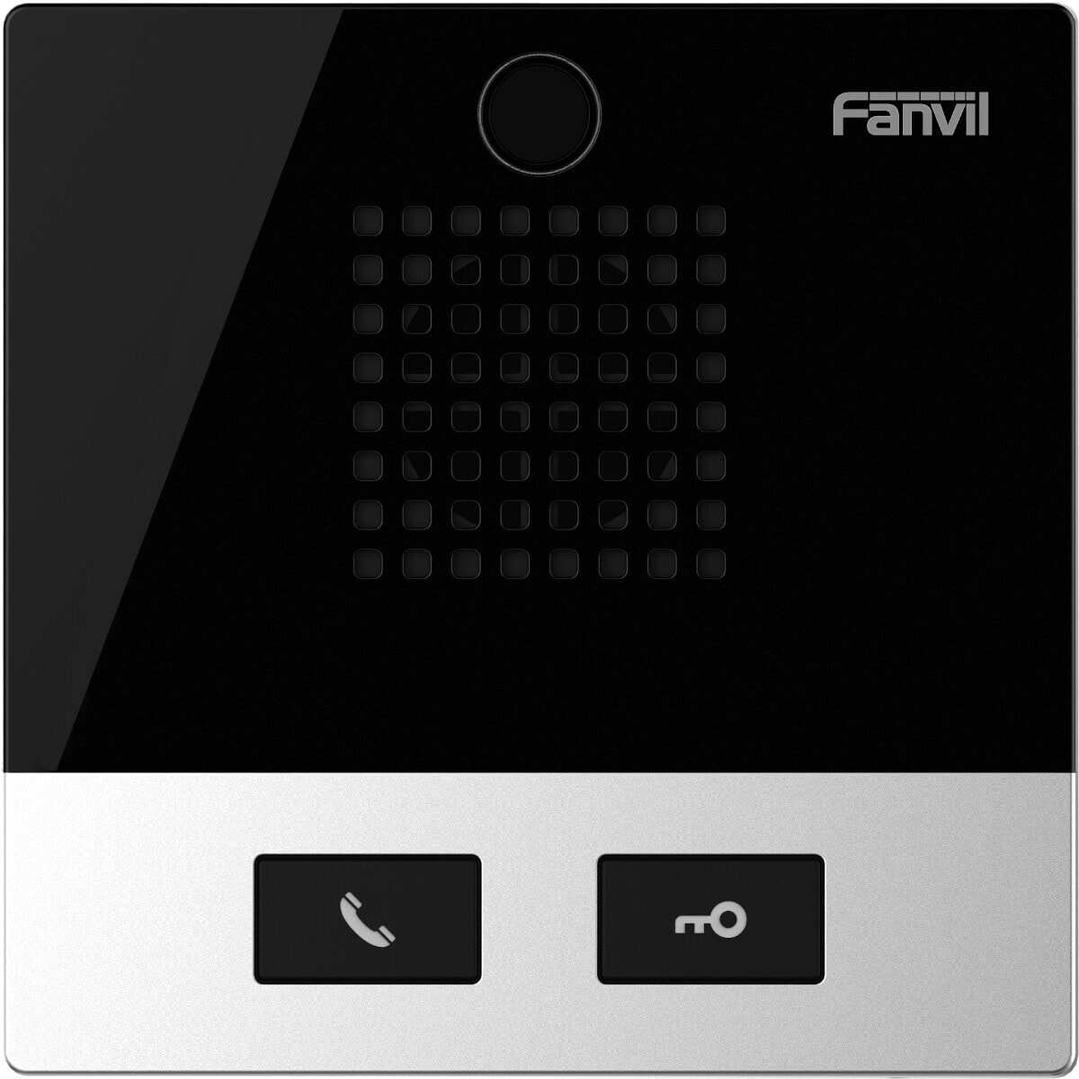 Fanvil I10SD - Black - Silver - IP54 - Acrylonitrile butadiene styrene (ABS) - Vertical - Fast Ethernet - 10,100 Mbit/s