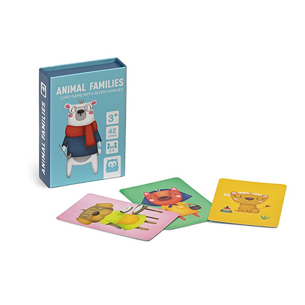 EUREKAKIDS Animal family card game