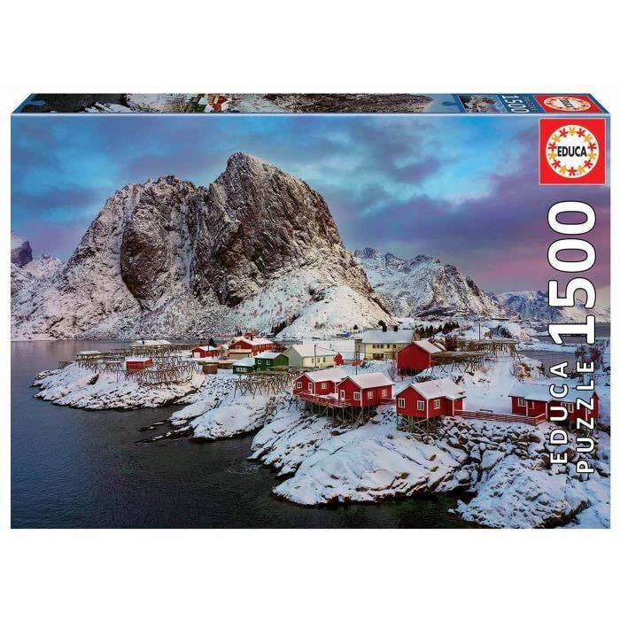 Пазл Educa, с изображением Лофотенские острова, Норвегия 1500 деталей
