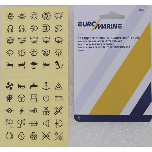 EUROMARINE Toggle Switch Stickers