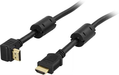 Deltaco HDMI-1030V - 3 m - HDMI Type A (Standard) - HDMI Type A (Standard) - Black