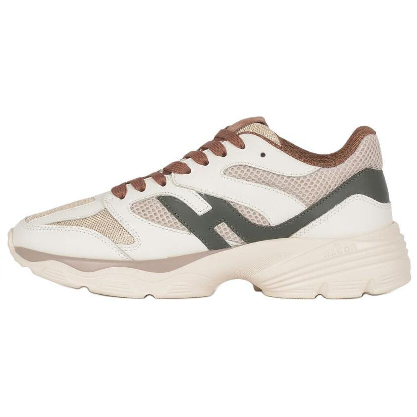 HOGAN H665 Almond Toe Lace-Up Sneakers Women's