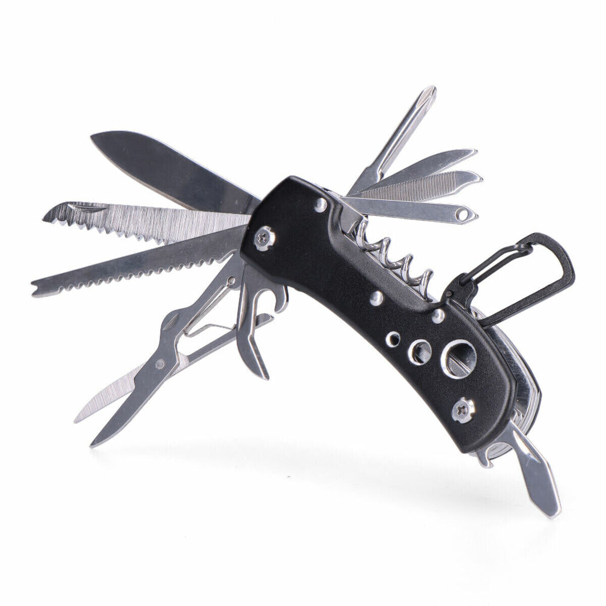 Multi-purpose knife EDM 08556 Kilimanjaro Black Snap hook