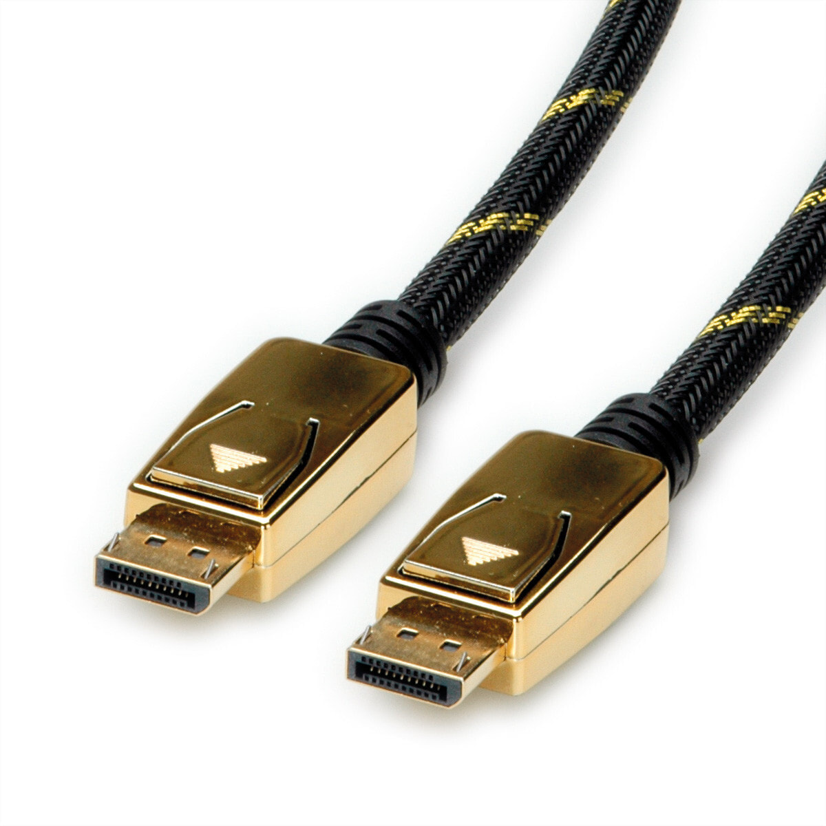 ROLINE 11.04.5922 DisplayPort кабель 3 m Черный, Золото