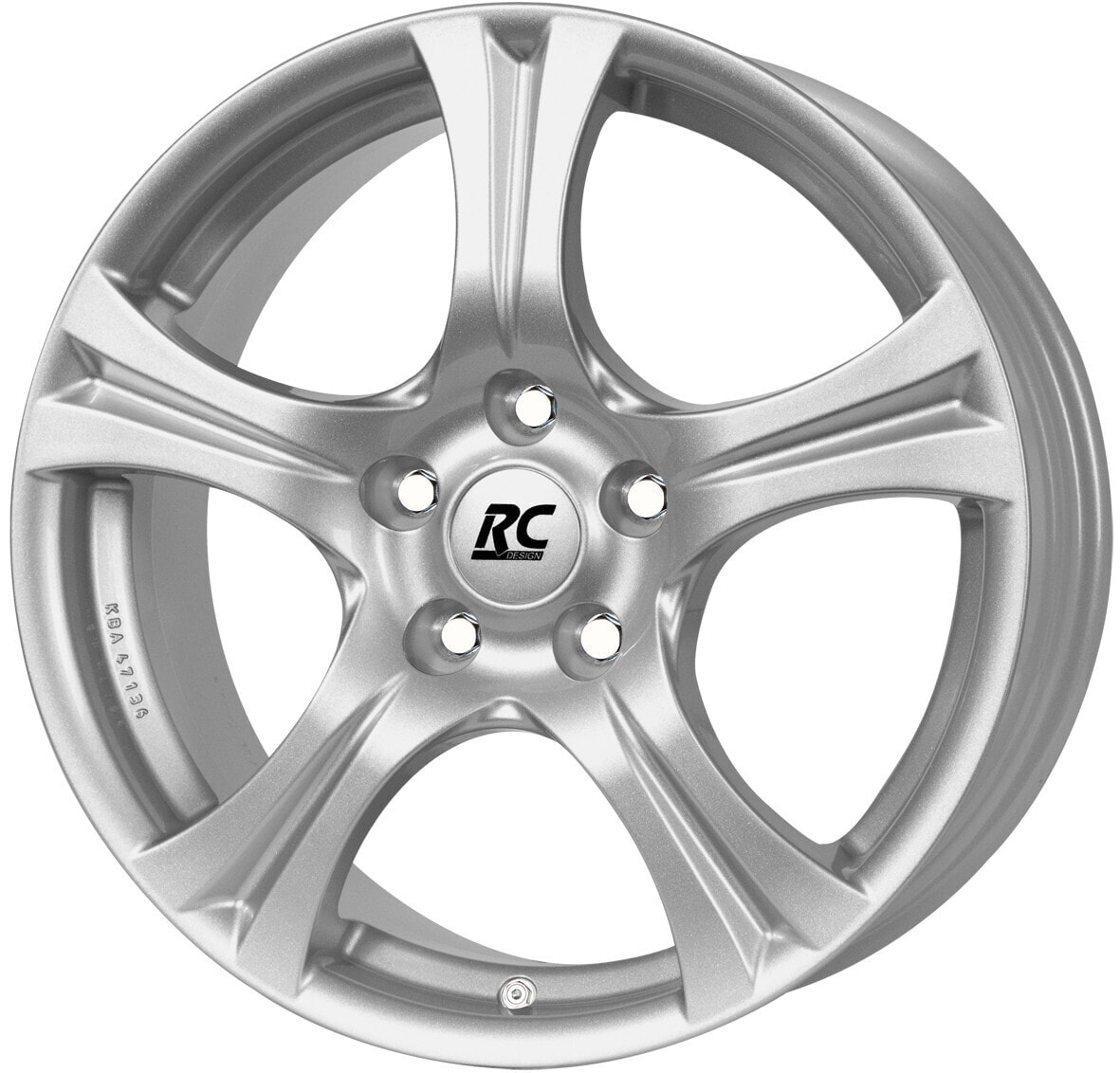 Колесный диск литой RC-Design RC14 kristallsilber lackiert 7x16 ET45 - LK5/114.3 ML72.6