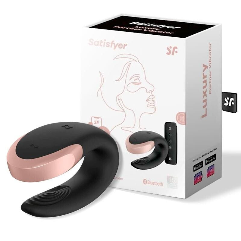 Вибратор Satisfyer Double Love Luxury Partner Vibrator with App Black