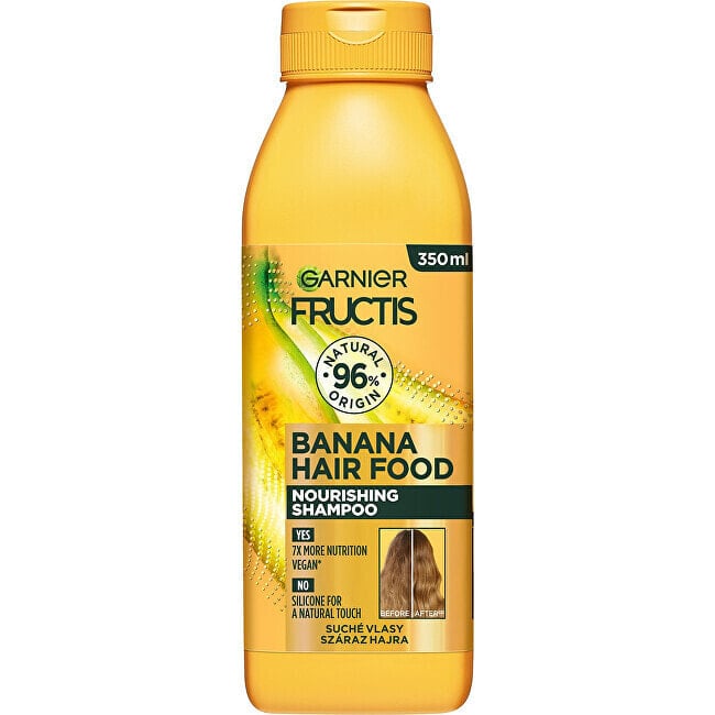 Garnier Fructis Hair Food Banana Nourishing Shampoo Питательный банановый шампунь для сухих волос 350 мл