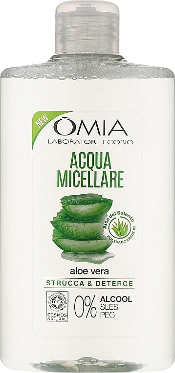 Mizellenwasser mit Aloe Vera - Omia Laboratori Ecobio Micellar Water Aloe Vera