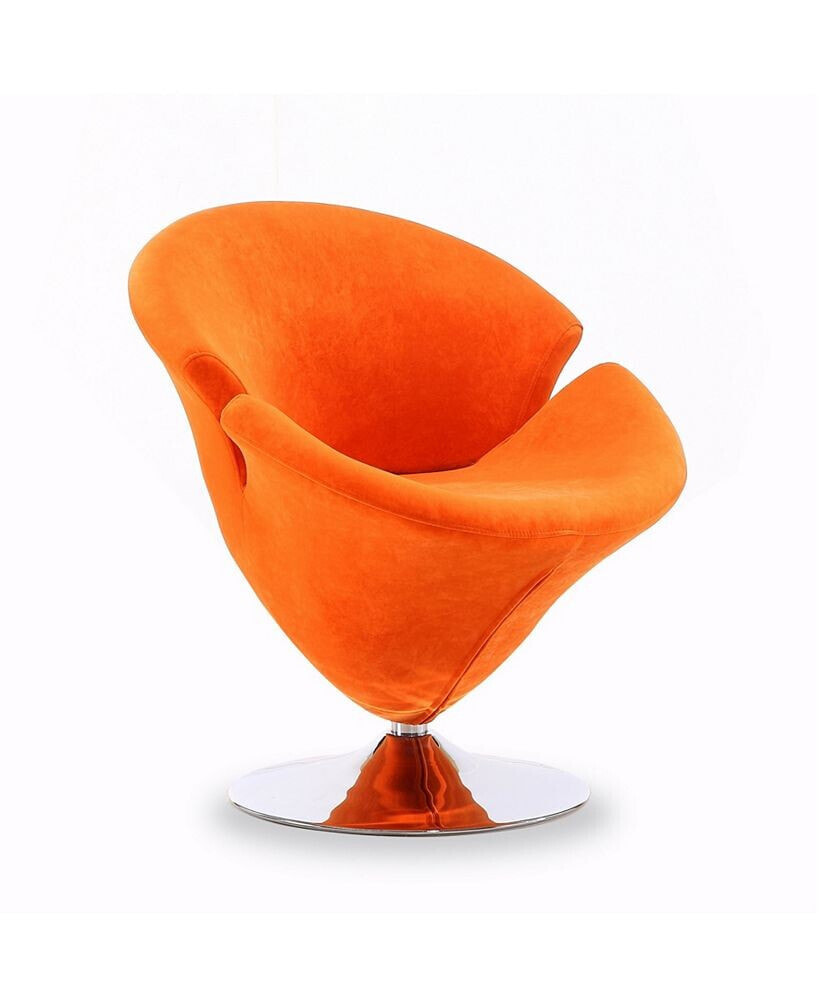 Manhattan Comfort tulip Swivel Accent Chair