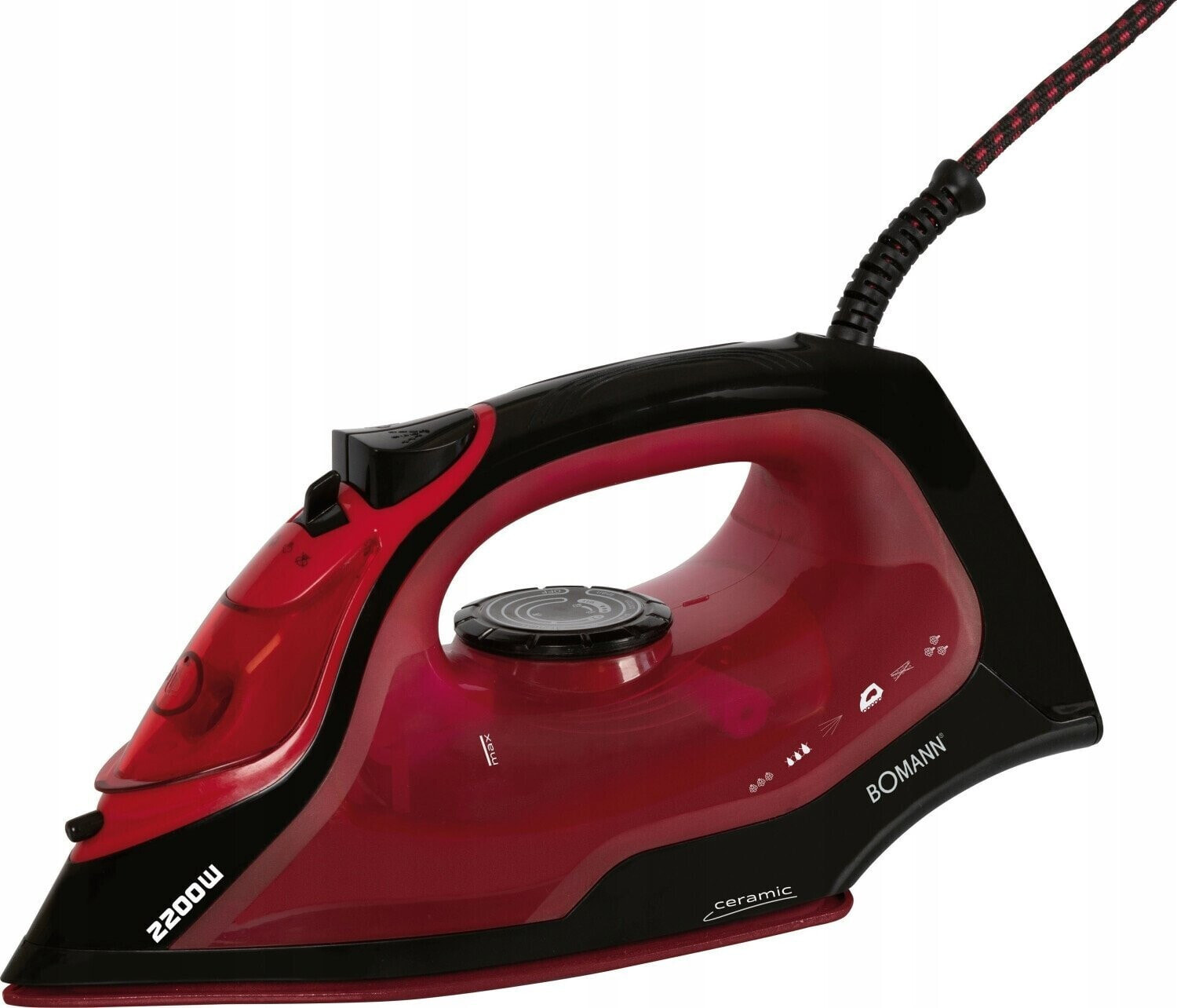 Żelazko Bomann Bomann steam iron DB 6035 black / red - 2.500W