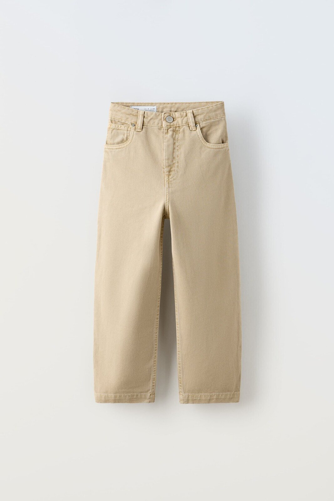 Relaxed fit twill trousers