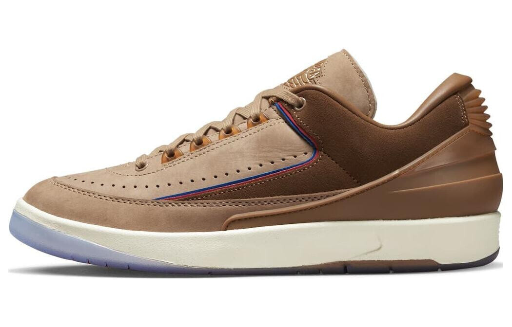 two 18 x Jordan Air Jordan 2 retro low 潮流 低帮 复古篮球鞋 男女同款 棕色 / Кроссовки Jordan Air Jordan 2 Retro Low DV7129-222