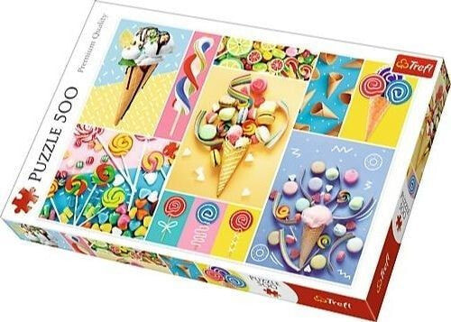 Trefl Puzzle 500 elementów - Ulubione słodycze