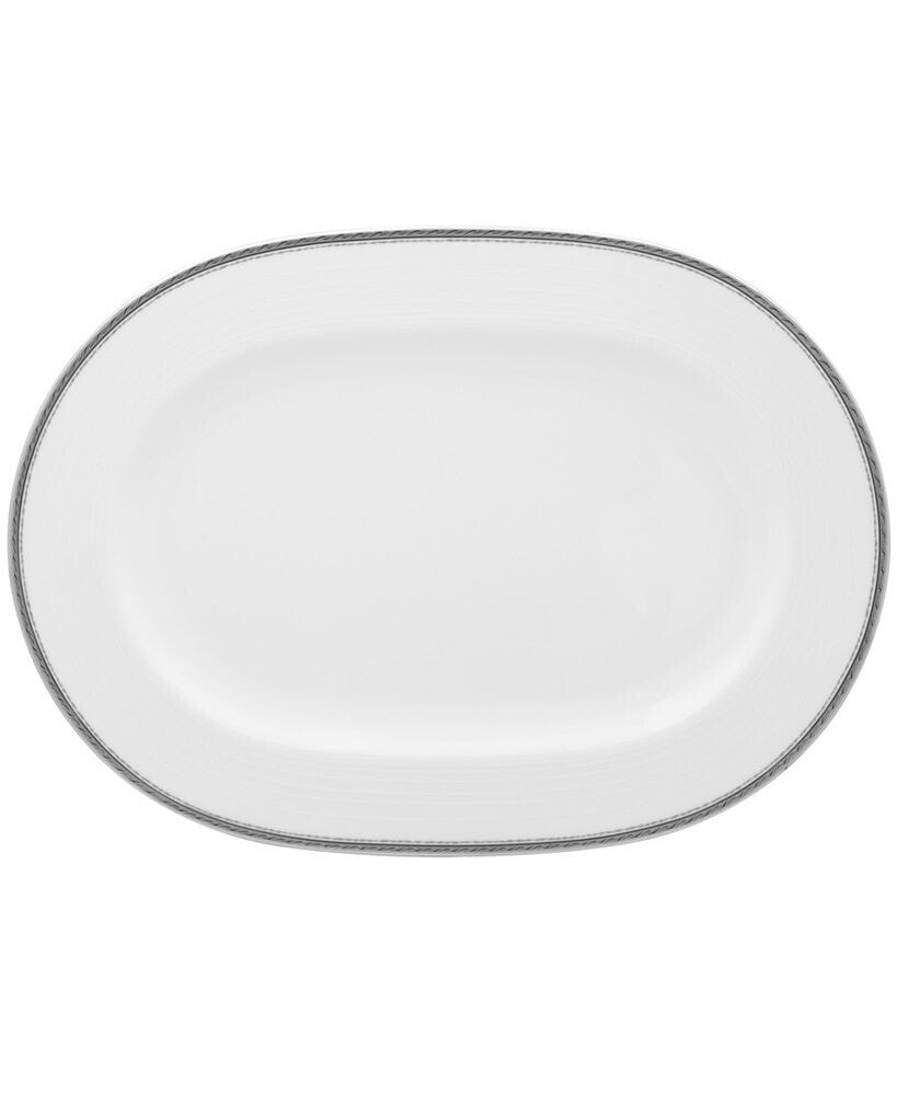 Noritake whiteridge Platinum Oval Platter, 16