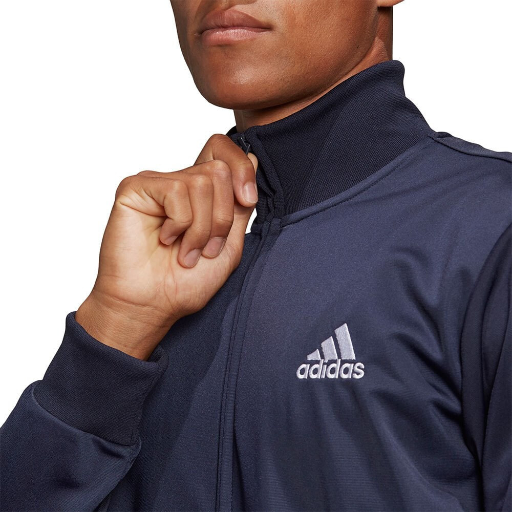 ADIDAS Primegreen Essentials Linear Logo Track Suit Adidas Цвет:  Бело-синий; Размер: 156 купить от 8166 рублей в интернет-магазине MALL