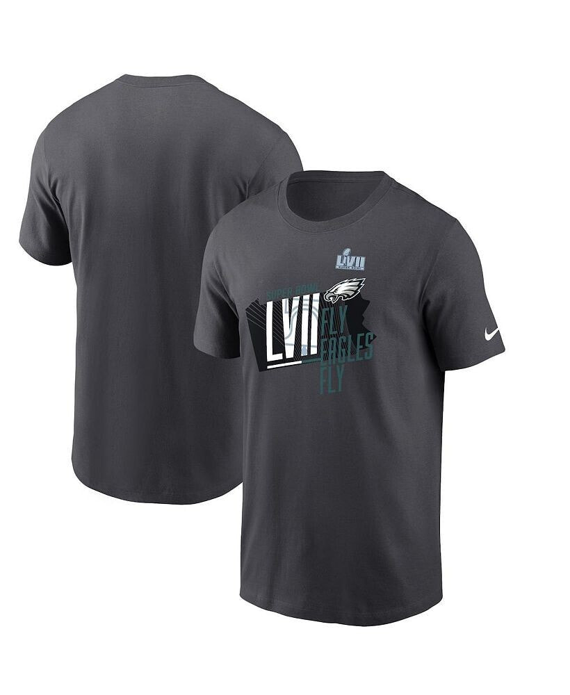 Nike big Boys Anthracite Philadelphia Eagles Super Bowl LVII Local T-shirt