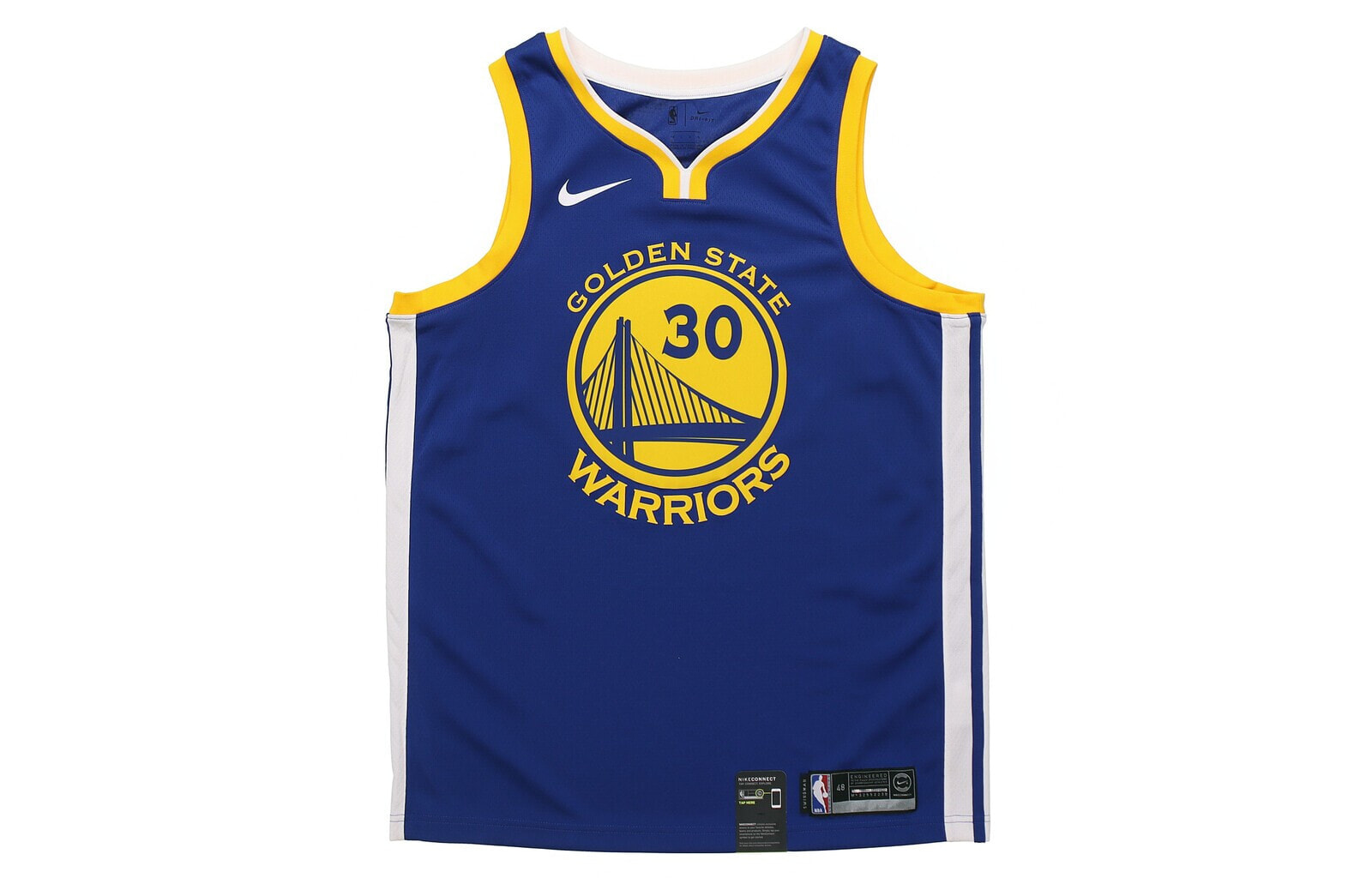 Nike NBA Stephen Curry Golden State Warriors 篮球背心 SW球迷版 球衣库里30号 男款 蓝色 / Майка Nike NBA Stephen Curry Golden State Warriors SW 30 864475-495