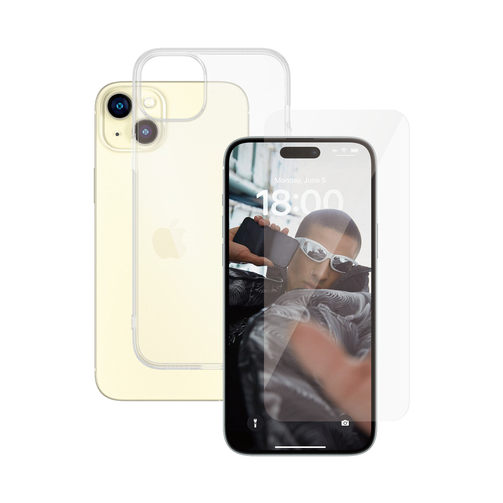 PanzerGlass SAFE. 2-in-1-Pack iPhone 2023 iPhone 6.7 Прозрачная защитная пленка Apple 1 шт SAFE95578