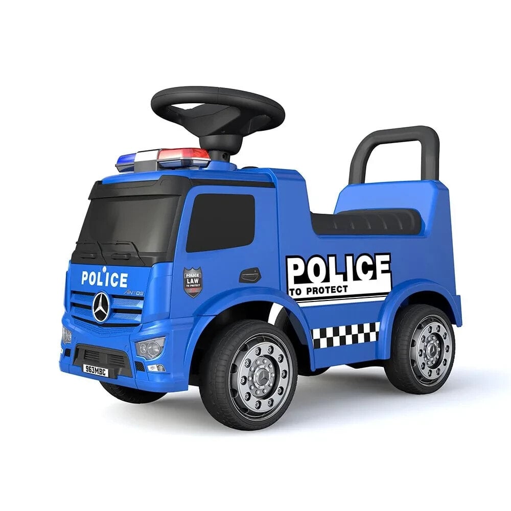 RUNRUNTOYS Baby Push Truck Mercedes Police Ride-On