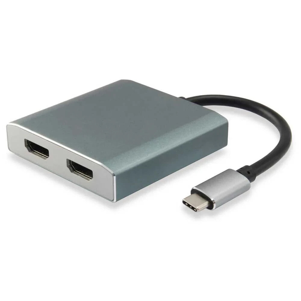 EQUIP USB C To 2xHDMI adapter