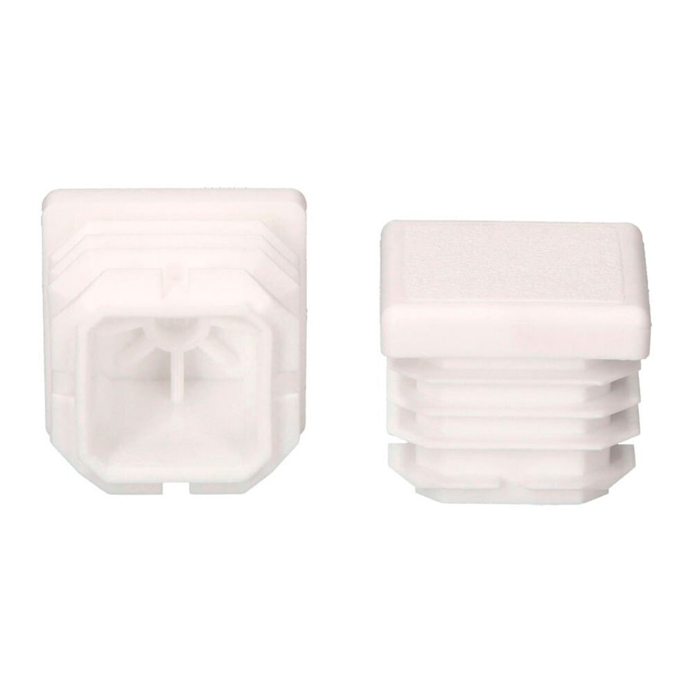 OEM Square Inner End Cap With Fin 35x35 mm