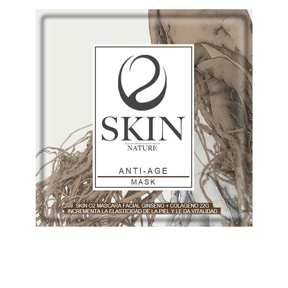 Skin O2 Anti Age Face Mask Антивозрастная маска с женьшенем и коллагеном