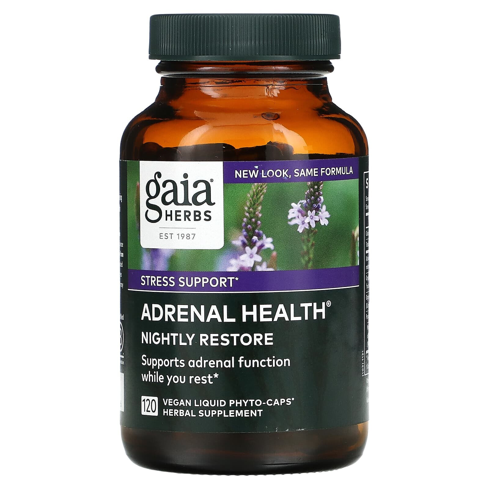 Adrenal Health, Nightly Restore, 60 Vegan Liquid Phyto-Caps