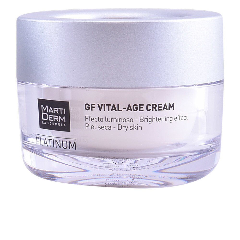 Martiderm Platinum GF Vital- Age Cream Дневной увлажняющий крем для сухой кожи, придающий сияние 50 мл