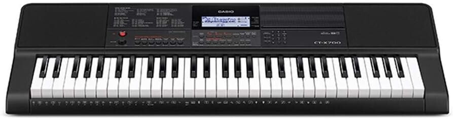Casio CT-X700 Keyboard mit 61 anschlagdynamischen Standardtasten und Begleitautomatik