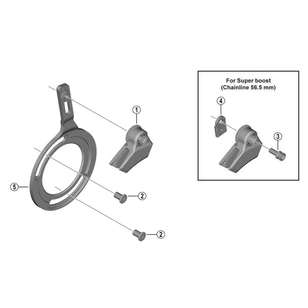 SHIMANO CD-EM800 Screw Adjustment