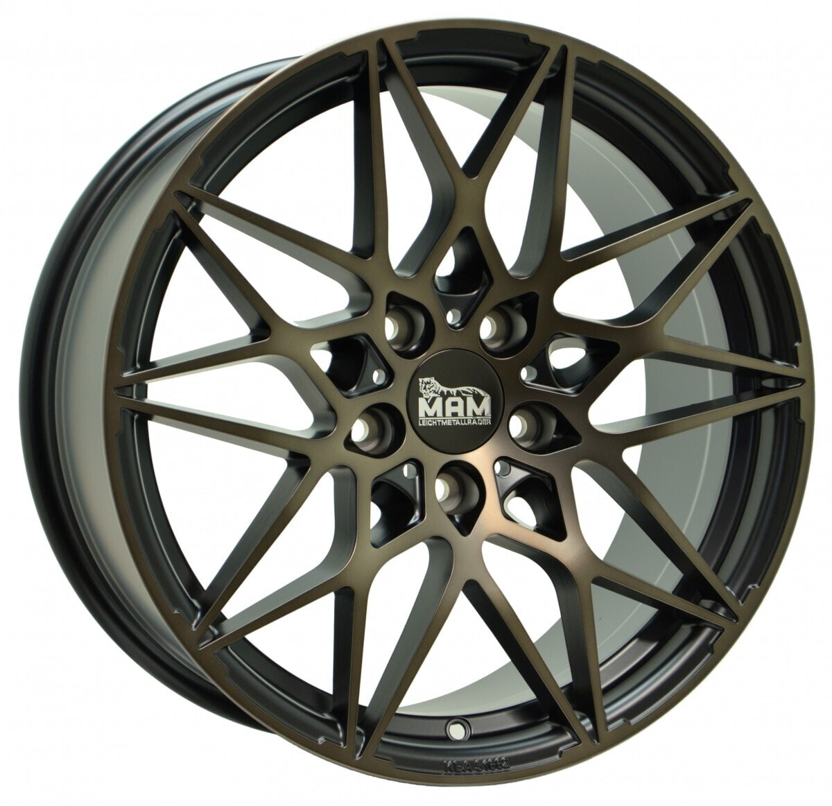 Колесный диск литой MAM B2 matt black bronze 8.5x19 ET45 - LK5/112 ML72.6