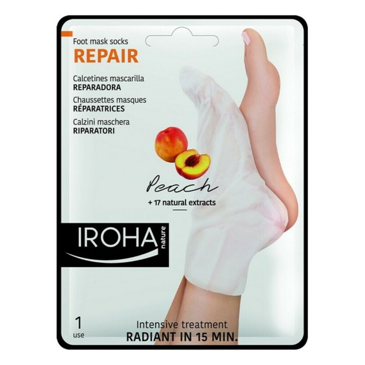 Увлажняющие носки Repair Peach Iroha 659404