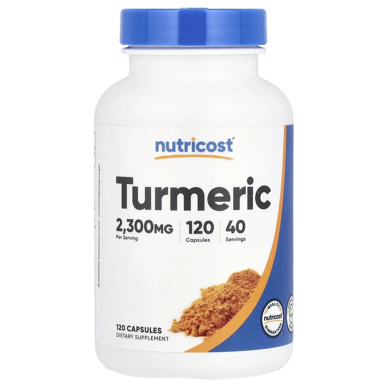 Turmeric, 2,300 mg, 120 Capsules (766 mg per Capsule)