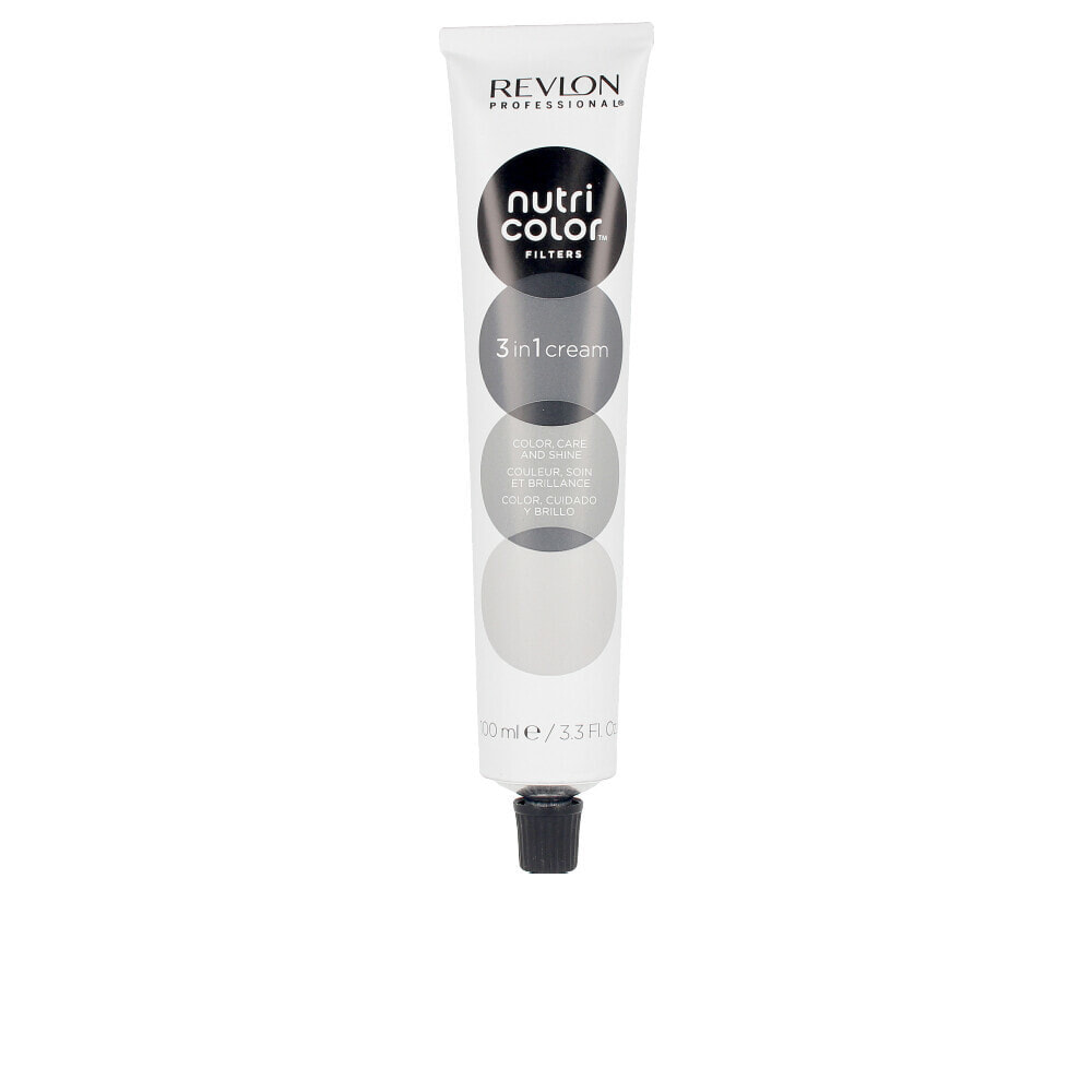 Revlon Nutri Color Filters No. 821 Silver Beige Насыщенная краска для ухода блеска и сияния волос, оттенок серебристо-бежевый 100 мл