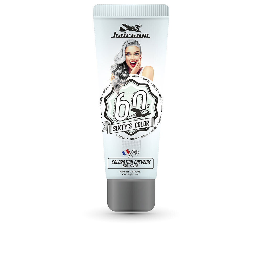 Краска для волос Hairgum SIXTY'S COLOR hair color #white