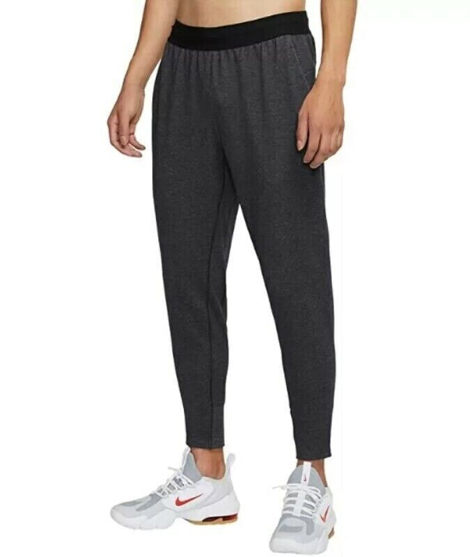 Nike 271990 Men's Restore Dri-Fit Fleece Yoga Pants Black Fleece Size XXXXL