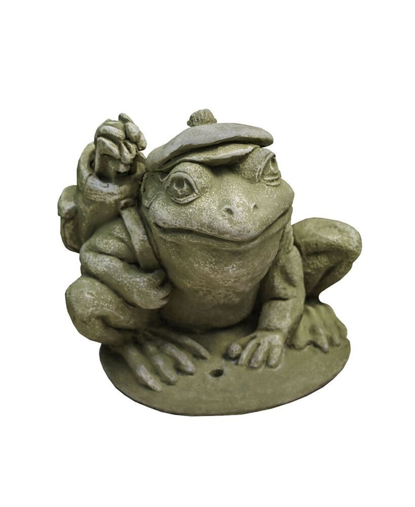 Golfer Frog Garden Statue