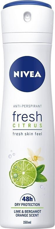 Nivea Fresh Citrus 48h Spray Anti-perspirant Цитрусовый антиперспирант-спрей 150 мл