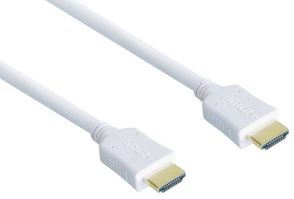 Alcasa 1m HDMI HDMI кабель HDMI Тип A (Стандарт) Белый 4514-010W