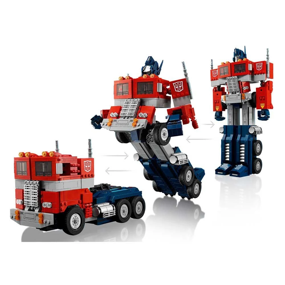 LEGO Icons 10302 Optimus Prime Transformers Autobot Roboter Minifigur Modell-LKW