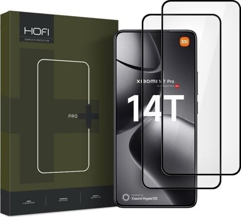 Szkło hartowane Hofi Glass Pro+ Xiaomi 14T / 14T Pro Black [2 PACK]