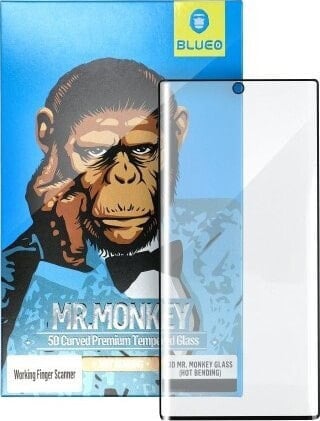 Blueo Szkło Hartowane 5D Mr. Monkey Glass - Apple iPhone 13 Pro Max / 14 Plus czarny (Strong Matte)