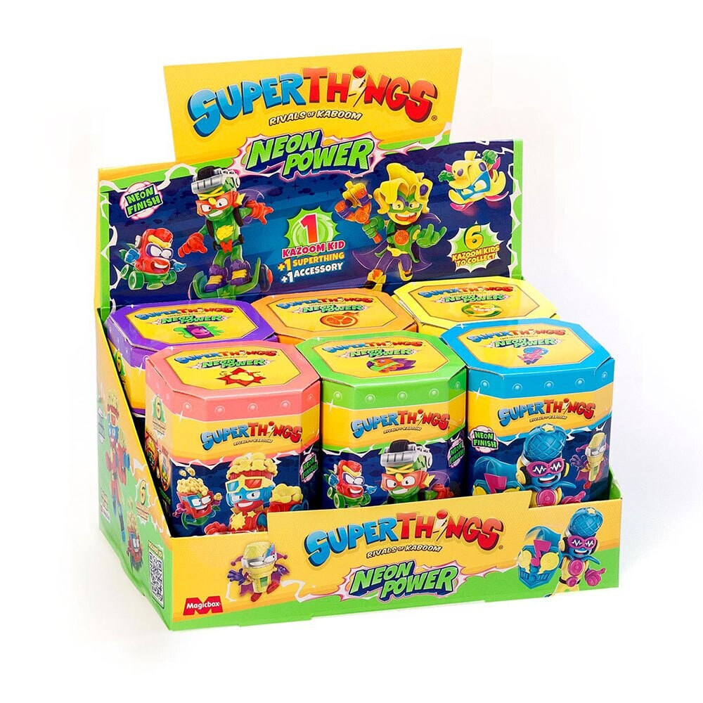 MAGIC BOX TOYS Exp 6 Supechings Neon Power Kazoom Kids