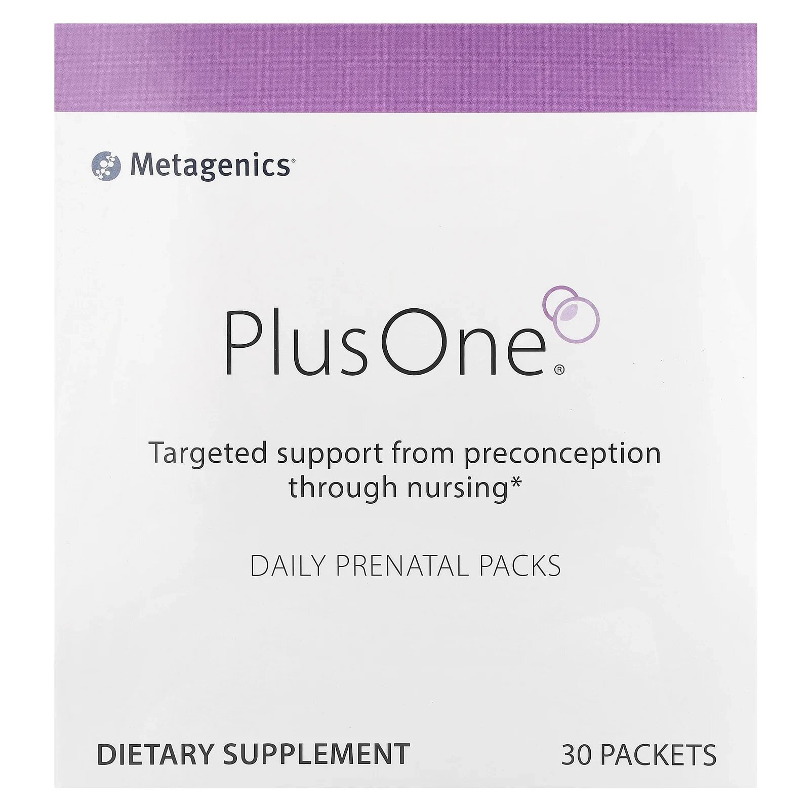 Plus One®, Daily Prenatal Packs, 30 Packets