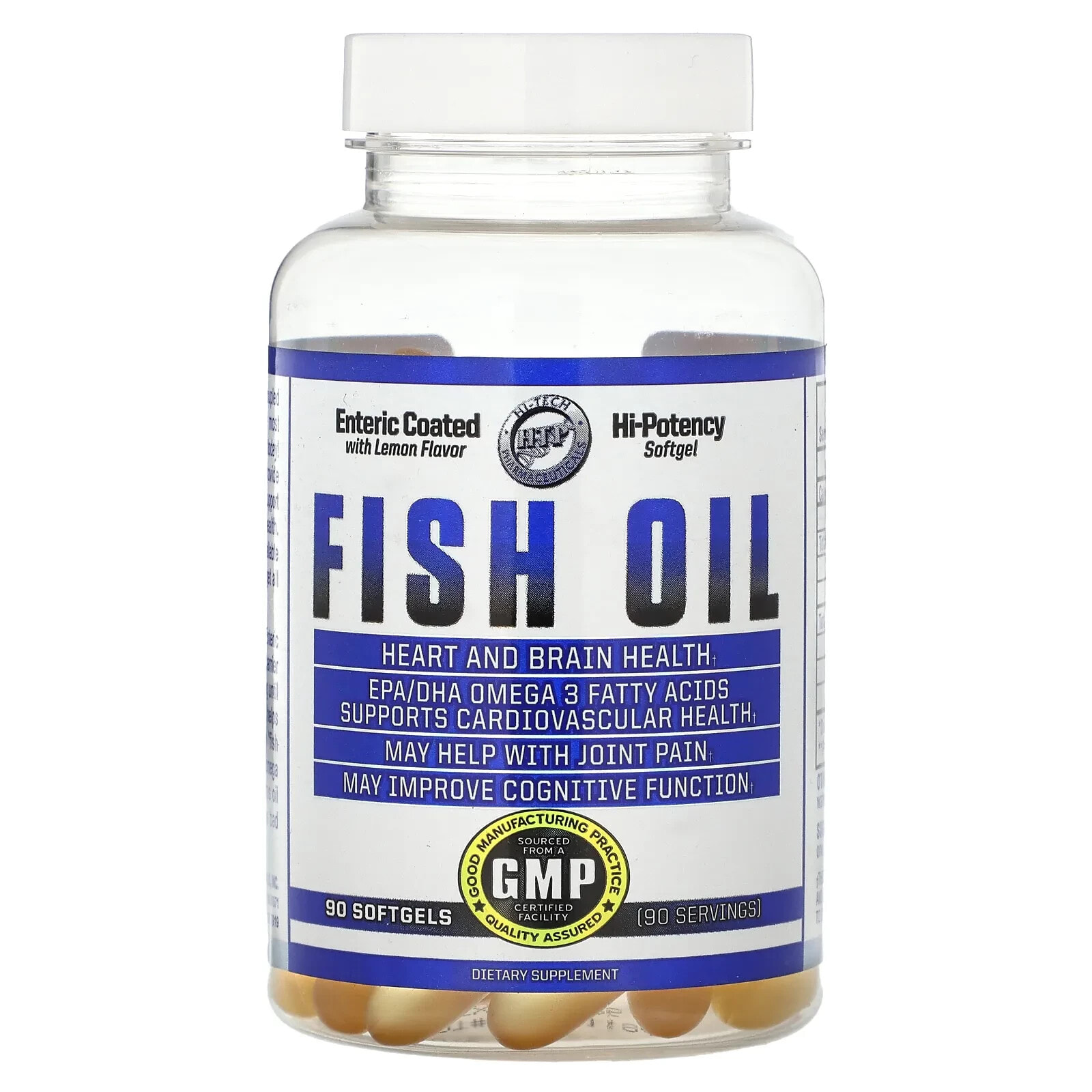 Fish Oil, Lemon, 90 Softgels