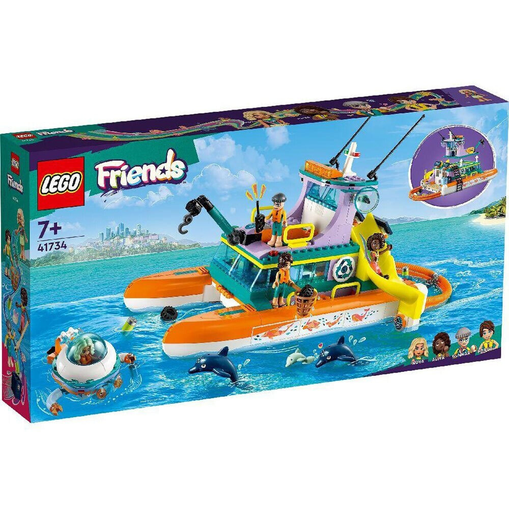 LEGO Maritime Rescue Boat Construction Game