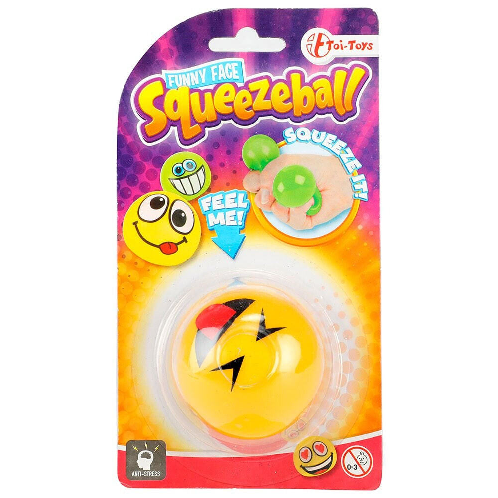 TOITOYS Emoji Squeezable Ball