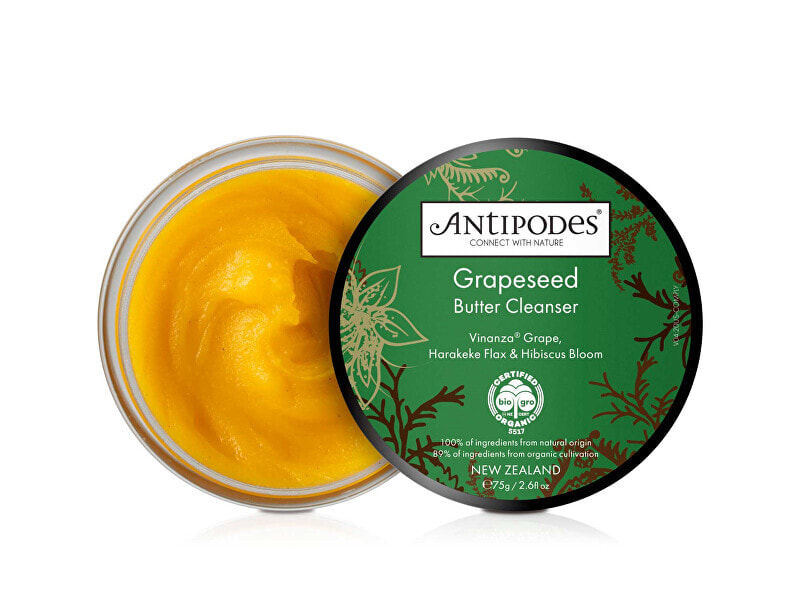 Влажная салфетка для лица Antipodes Cleansing butter with Grapeseed grape extract (Butter Clean ser) 75 g