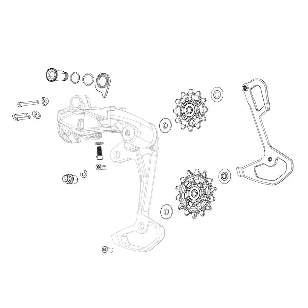 SRAM X0 T-Type Eagle AXS Rear Derailleur Pulley Kit