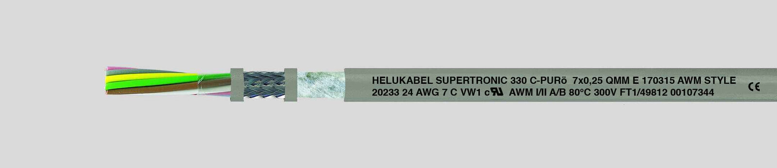 Helukabel 49822 - Low voltage cable - Grey - Cooper - 0.34 mm² - 39.1 kg/km - -30 - 80 °C